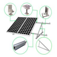 Kit de Montaje para Superficie Plana 4 Paneles AS7M