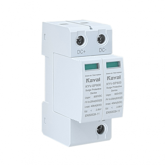 Protector Contra Descargas Atmosfericas SPD DC 800V 2P 20/40KA