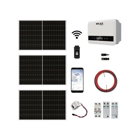 Kit Solar On Grid Iny Cero 1.5Kw 175kwh x Mes