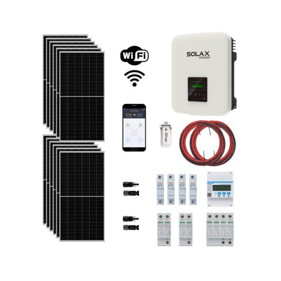 Kit Solar On Grid Trifásico Iny Cero 4Kw 700Kwh x Mes