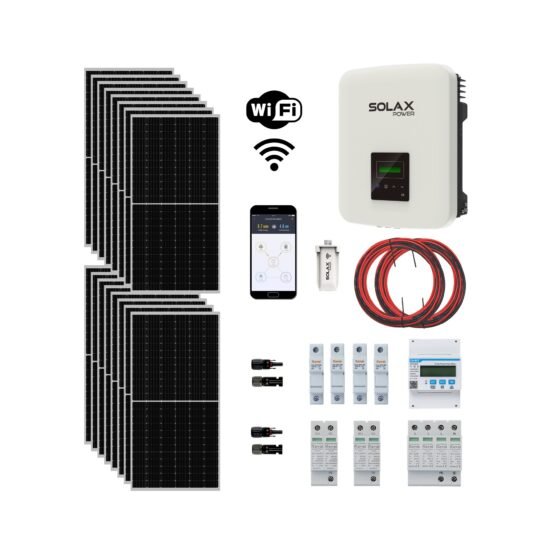 Kit Solar On Grid Trifásico Iny Cero 6Kw 1000Kwh x Mes