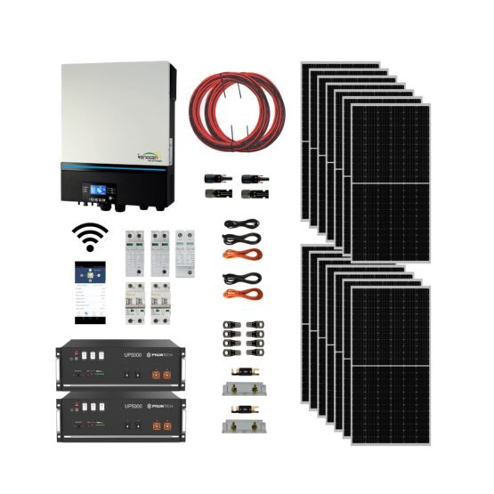 Kit Solar Eco 7,2KW 26KWH x Día Litio