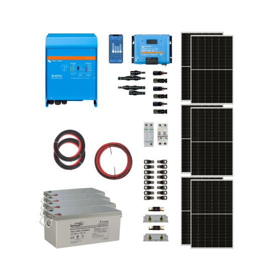 Kit Solar Off Grid 3KVA 10,8KWH x Día