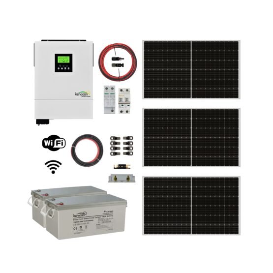 Kit Solar 24/220V 4,2KW 5,4KWH x Día MPPT