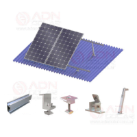 Kit de Montaje para Techo de Chapa 3 Paneles AS7M Regulable 15-30°