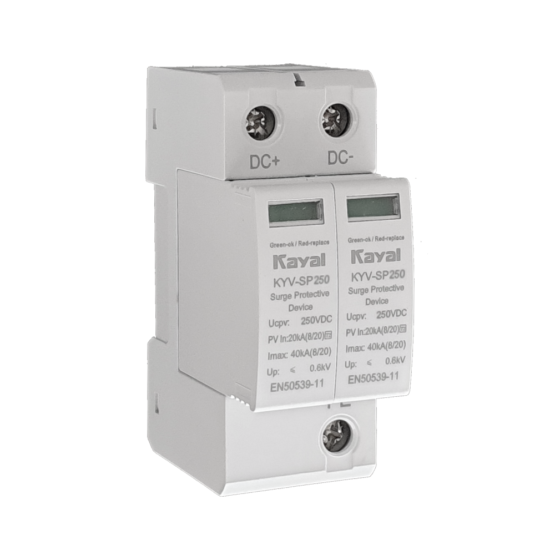 Protector Contra Descargas Atmosfericas SPD DC 250V 2P 20/40KA