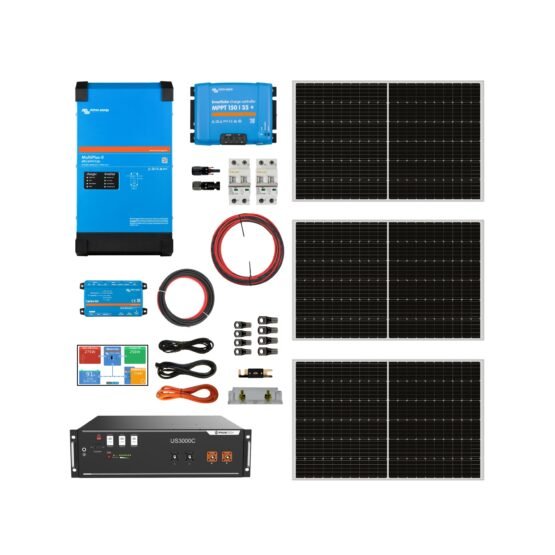 Kit Solar Off Grid 3KVA 4,8KWH x Día Litio