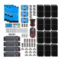 Kit Solar Híbrido Trifásico 15KVA 65KWH x Día Litio BYD