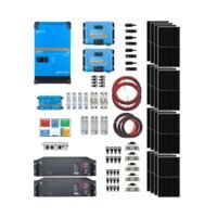 Kit Solar Híbrido 5KVA 30KWH x Día Litio BYD
