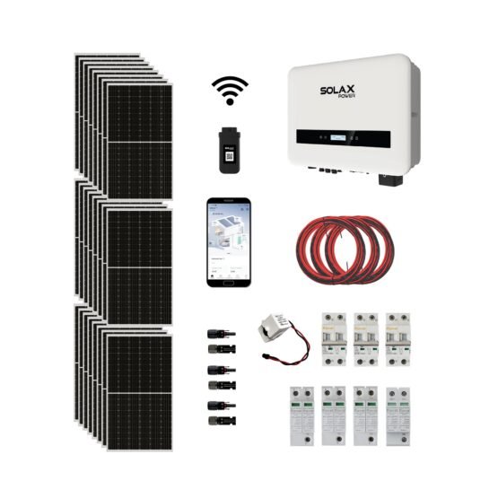 Kit Solar On Grid Iny Cero 10Kw 1400Kwh x Mes