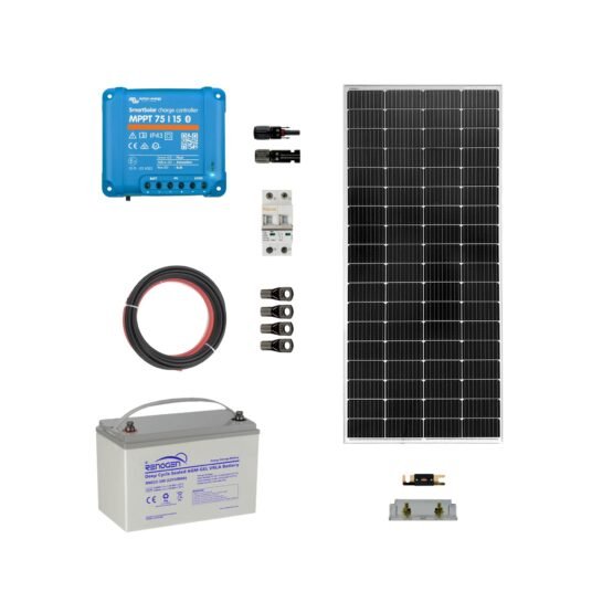Kit Solar Off Grid 12V 750WH x Día MPPT 15A