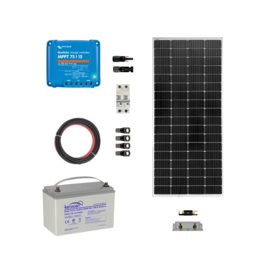 Kit Solar Off Grid 12V 750WH x Día MPPT 15A
