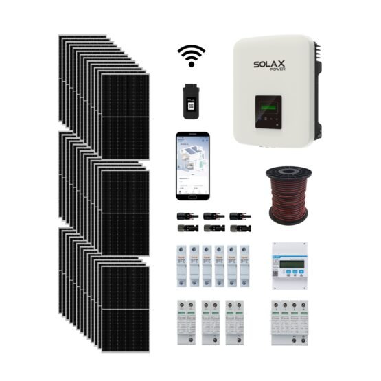 Kit Solar On Grid Trifásico Iny Cero 15Kw 2400Kwh x Mes