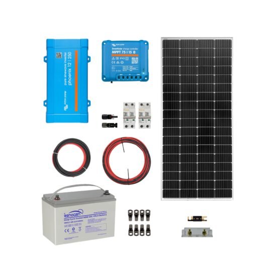 Kit Solar Off Grid 12/220V 750wh x Día 250VA MPPT 15A