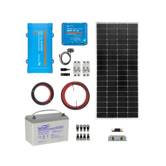 Kit Solar Off Grid 12/220V 750wh x Día 250VA MPPT 15A